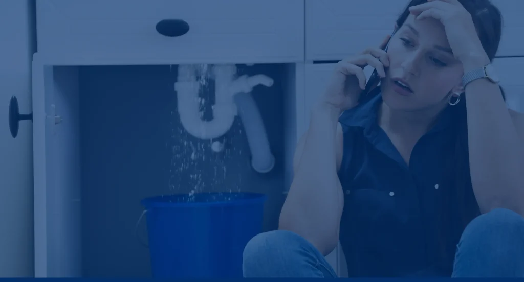 leaking tap emergency bucket