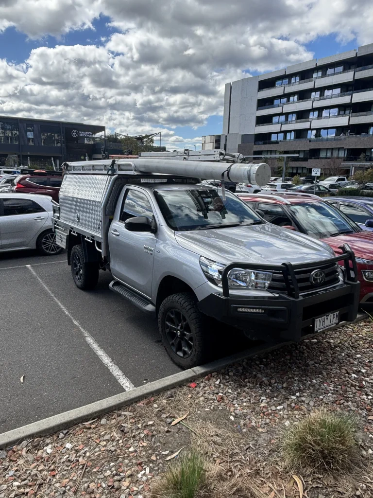 Moz Plumbing service vehicle attending a plumbing job in Burwood VIC